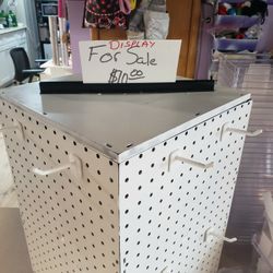 Rotating Pegboard Display