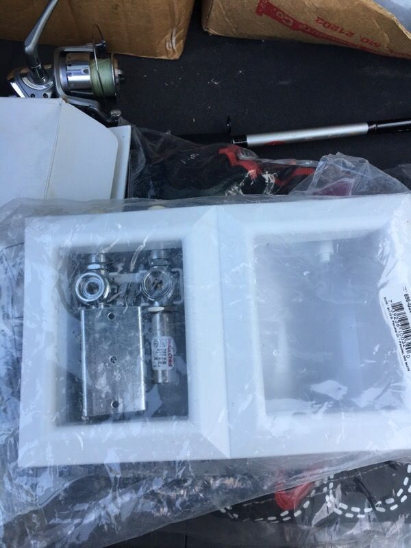 Washer cold hot ox box