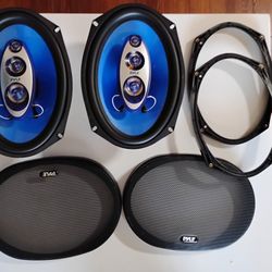 PAR 6X9 PYLE SPEAKERS 500 WATTS NUEVAS $75