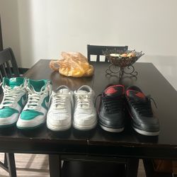 3 Pairs 1 Jordan 2 Nike