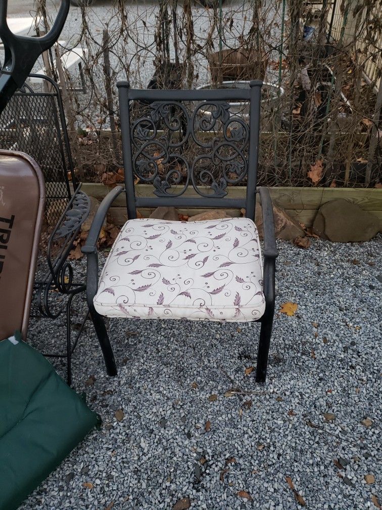 Very Heavy Wrought Iron Rocking Chair
