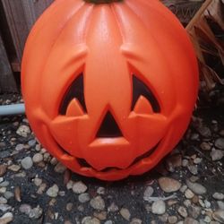 Vintage Pumpkin 🎃 blow mold Decor 🌴