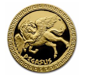 2022 1/10 oz Gold Coin Proof Mythical Creatures: Pegasus