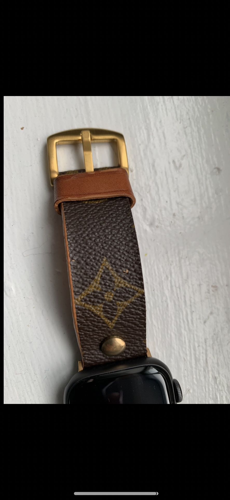 Making An Authentic Louis Vuitton Apple Watch Band! 