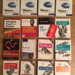 Developer Books: Python, C++, C# etc.