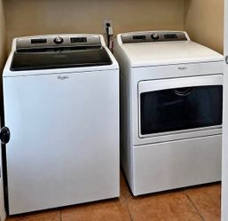 Whirlpool washer and dryer gas
