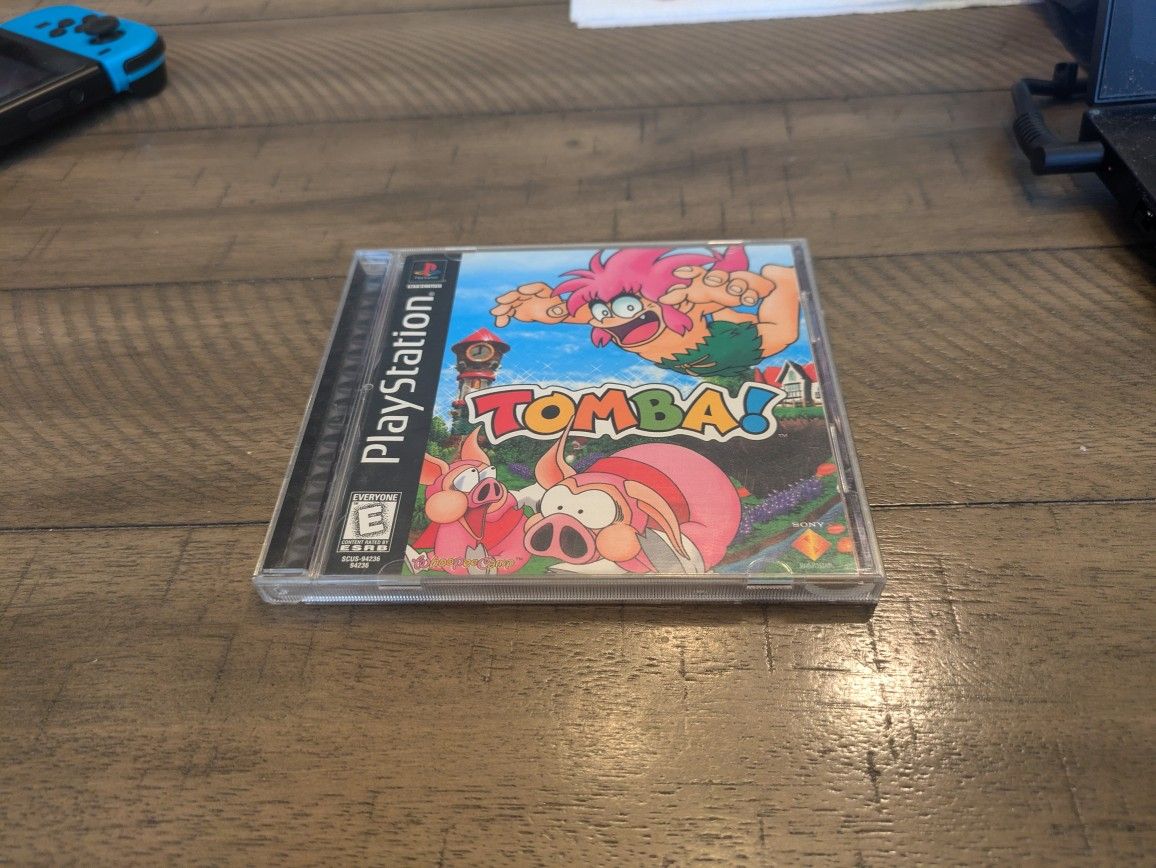 Tomba! game with 0 scratches on disc in original case with manual