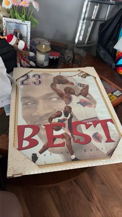 Michael Jordan #23 Space Jam Framed Poster