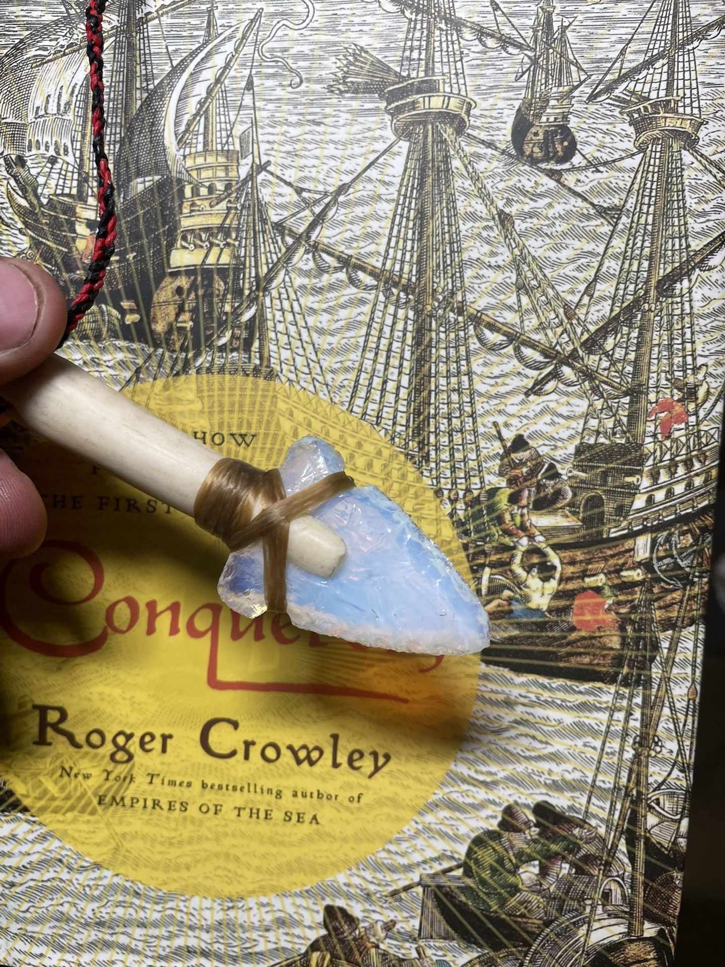 Opalite Primitive Neck Knife