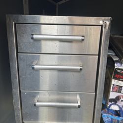 Stainless Steel Outdoor Kitchen 3 Drawer 