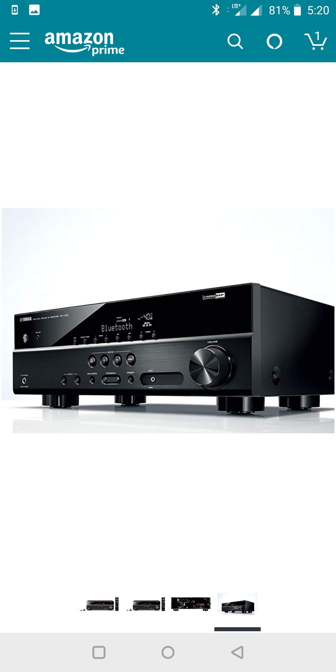 Yamaha Stereo Receiver rx-V379BL