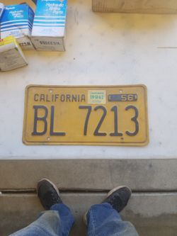 Licences Plate, 1956