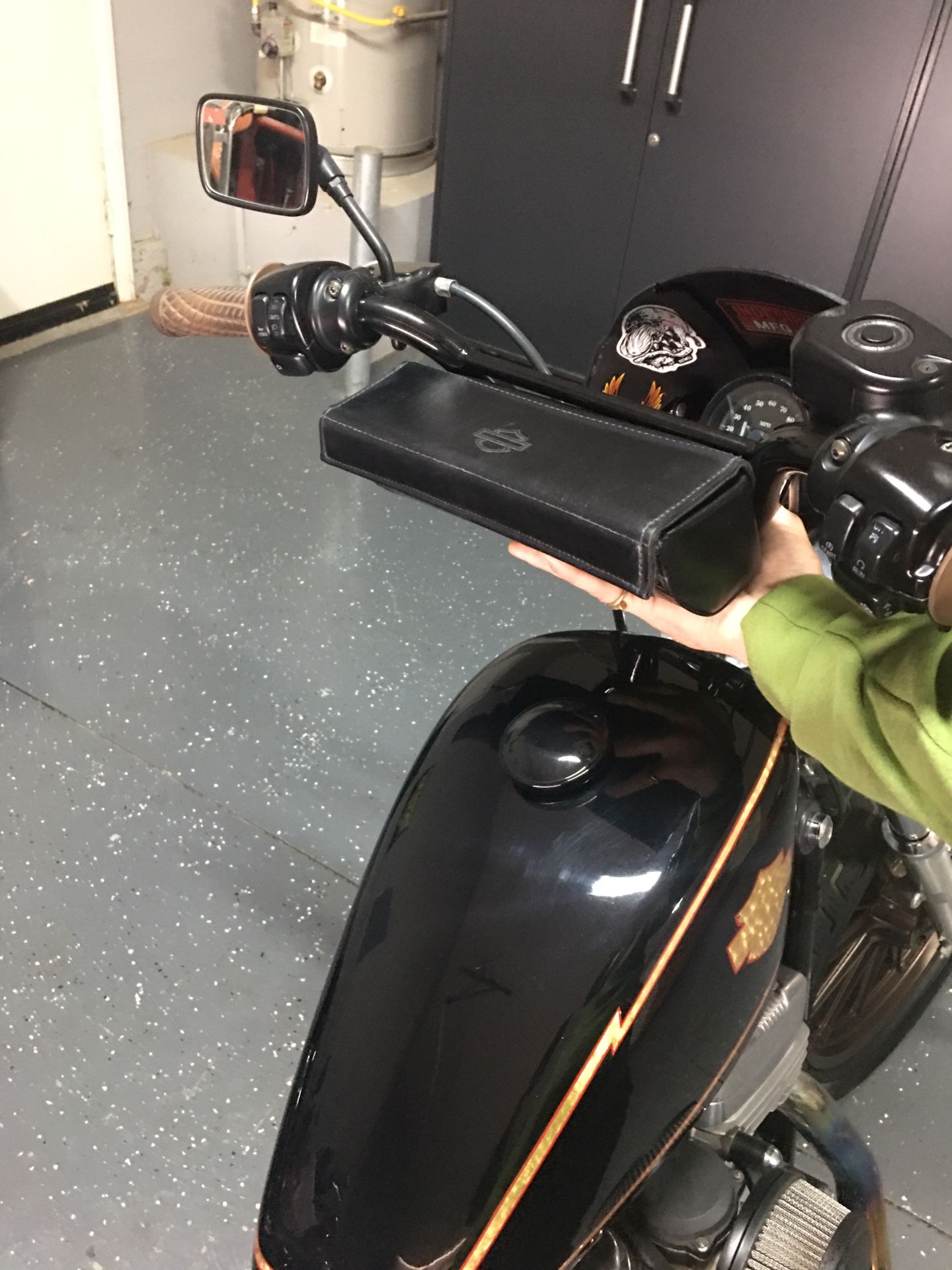 Harley-Davidson leather bag/case