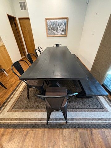 Custom Designed Farmhouse Dining Tables.