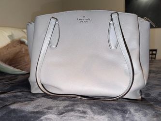 Kate Spade New York White Leather Tote Bag