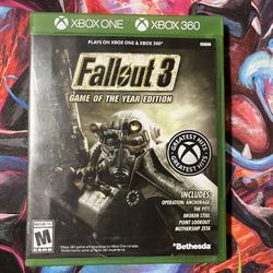 Microsoft Xbox One/Xbox 360 Fallout 3 Game Of The Year 