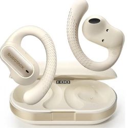 SUDOTACK Ultrafit Wireless Open Ear Headphones, Up to 30 Hours Playtime Air Conduction Sport Earbuds,