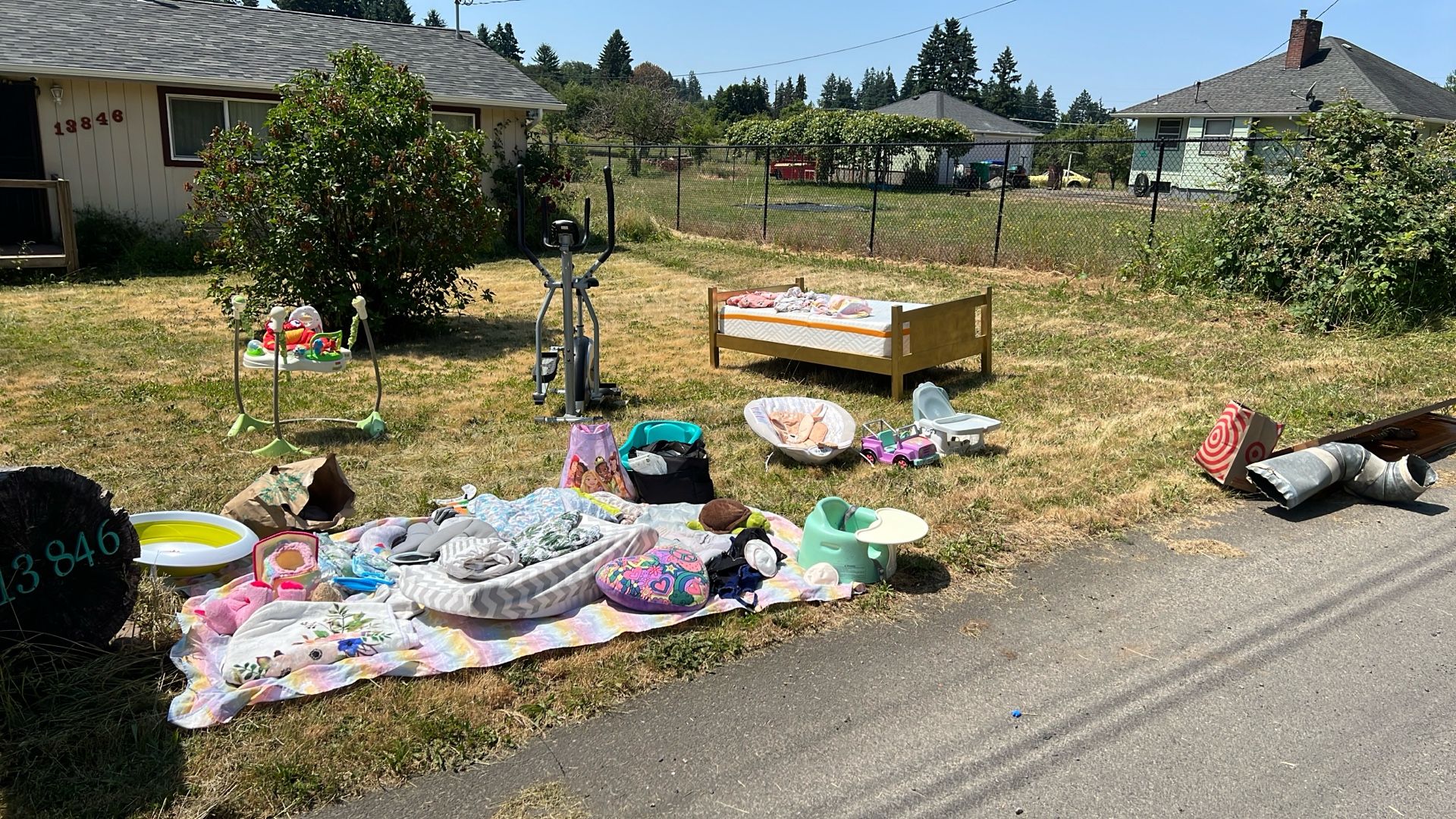 Curb Alert! Free, Come Get It Before The Rain Comes