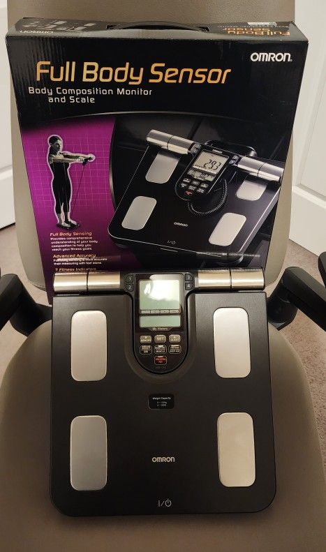 Omron Scale - Full Body Sensor Body Composition Monitor Scale | Weight | BMI