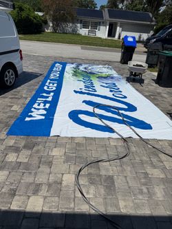 Tarp sign $10