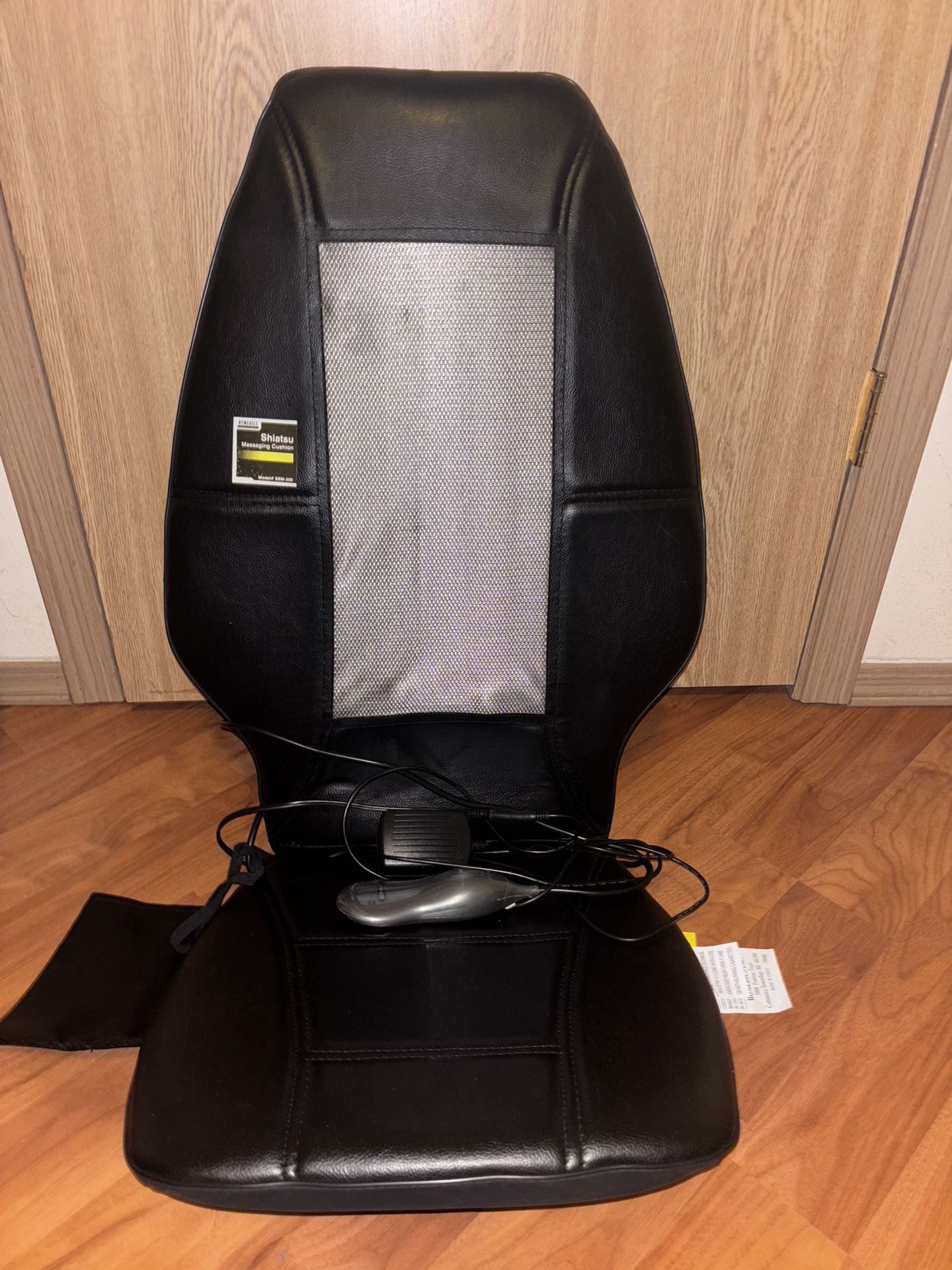 HoMedics SBM-200 Massager Therapist Select Shiatsu Back Massaging Chair Cushion