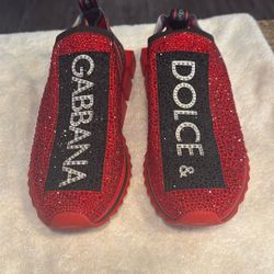 Size 12 Dolce & Gabbana crystal shoes 