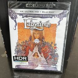 NEW Labyrinth 4K Ultra HD + Blu-Ray 30th Anniversary