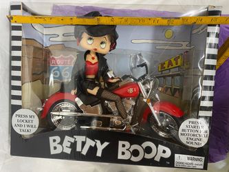 Vintage Betty Boop Talking Motorcycle Doll