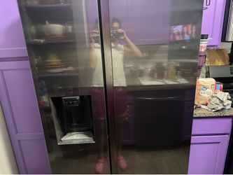 Free Samsung fridge black stainless