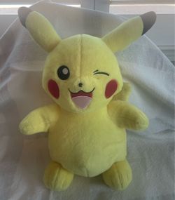 Build A Bear Winking Pikachu Pokemon 13” Plush 25th Anniversary Sound Not Works