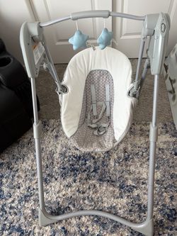 Baby Swing with Toy Bar