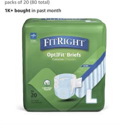 Adult Diapers (80 Count)