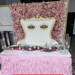 Double Seat Throne Chair