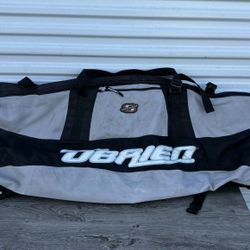   O'Brien sports equipment bag, likely used for carrying baseball or softball gear.