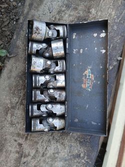 Vintage Craftsman 12 point swivel sockets Circle H