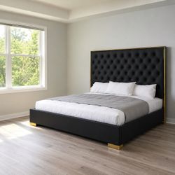 Bed Frame Black New