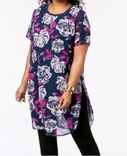 Alfani plus size floral print tunic