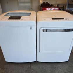 Lg Top-Load Washer And Dryer Set