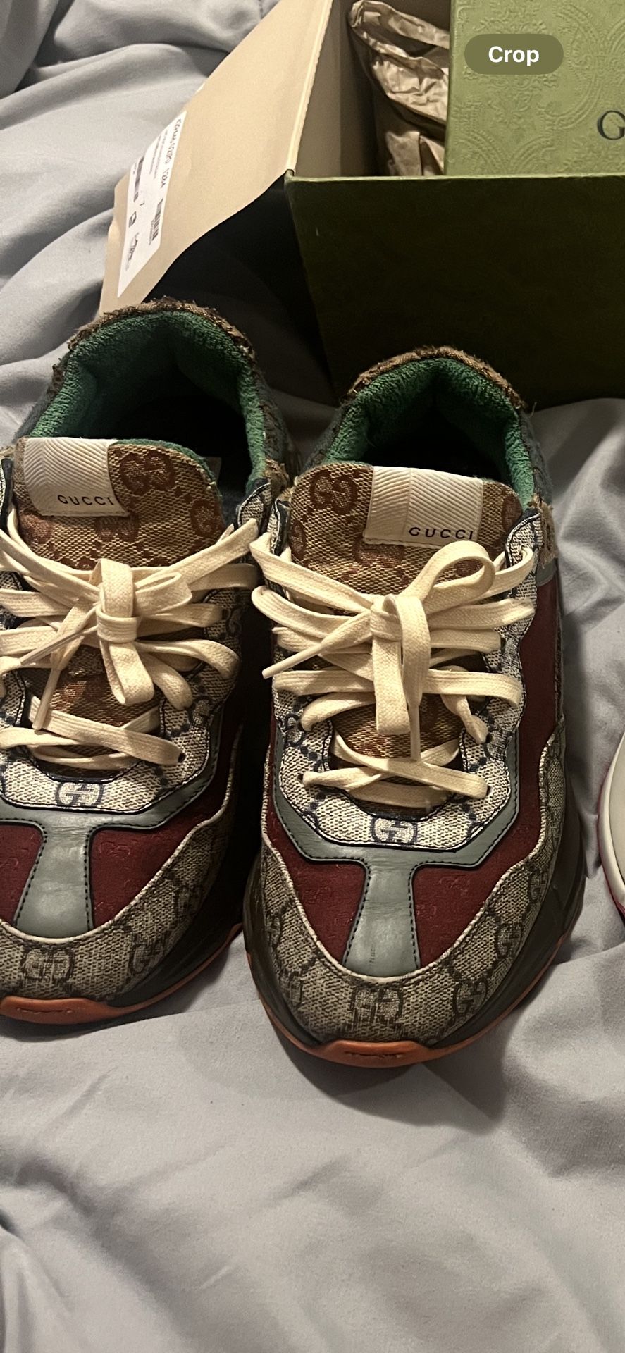 Gucci Shose Size Men 7.5 Women Size 9 