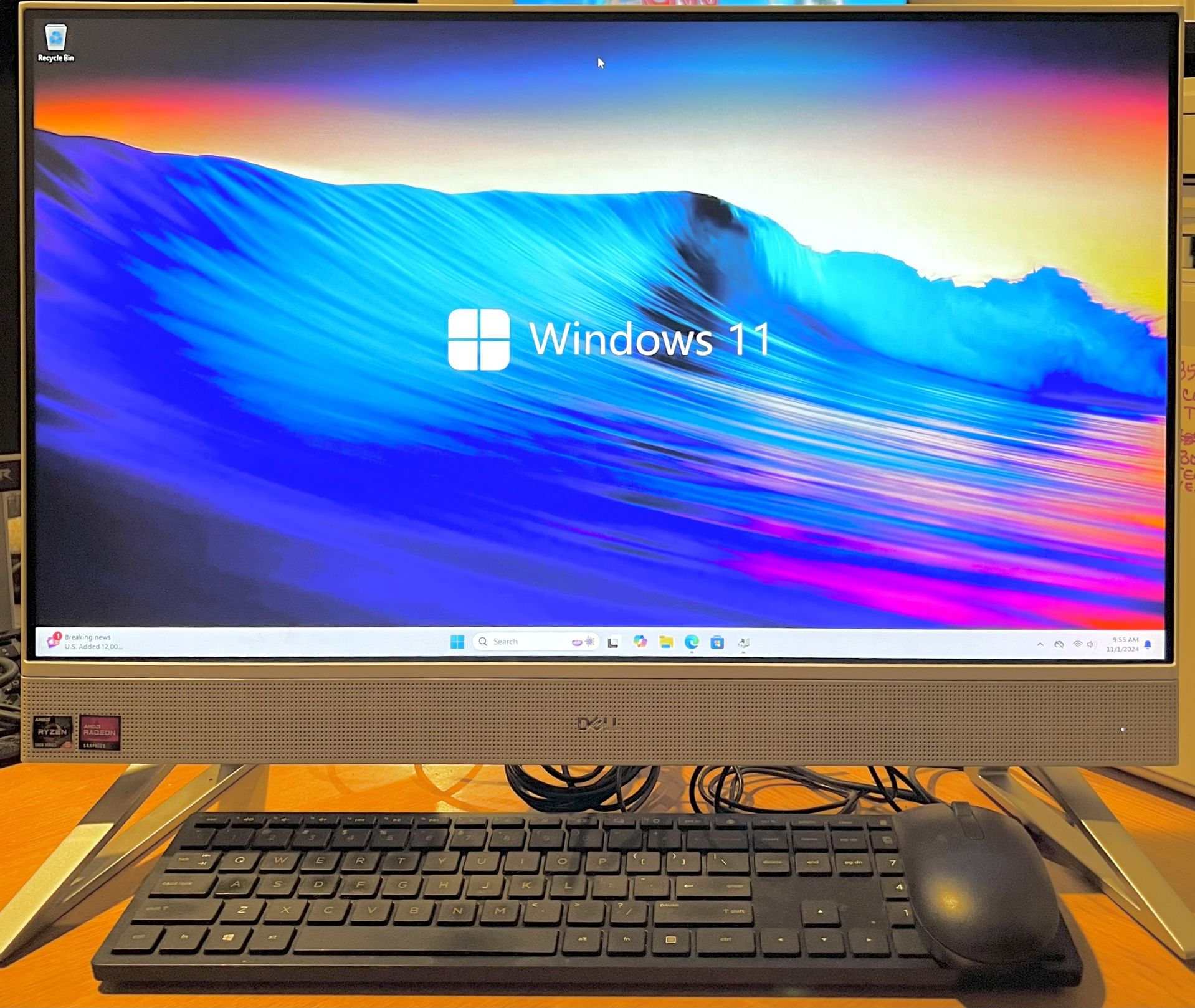 2022 Dell Inspiron 5415 AIO 24” Touchscreen 6-Core Ryzen5-5625U 2.3GHz 12GB 512GB NVMe Win11Pro Office21