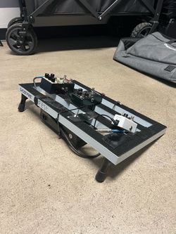 Truetone 1 Spot Pro CS12 Power Supply + Ghost Fire Pedalboard & Carry Bag – $195