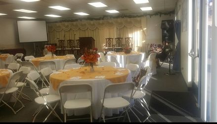 Decoración de sillas y mesas