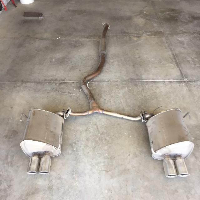 2008-2014 sti stock exhaust