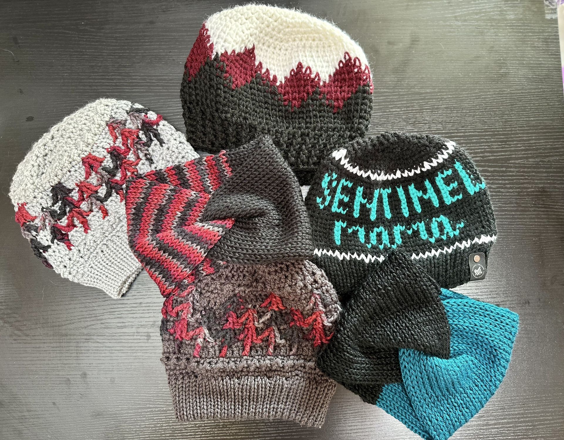 School Spirit Handmade Beanies
