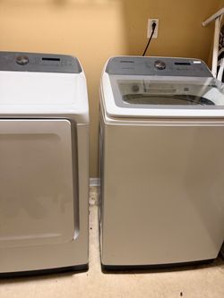 Samsung Top Load Washer and Dryer Set