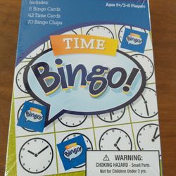 time bingo/play and learn bingo game