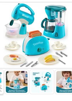 Joyin Play Kitchen Toys, Pretend Food Kitchen Accessories Toy With coffee pot