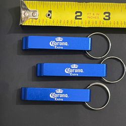 NEW (3) Corona Brewing  Beer Bottle/Can Opener Key Chain Combo 3 PACK!