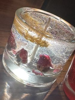 Beautiful Gel Rose Candle 