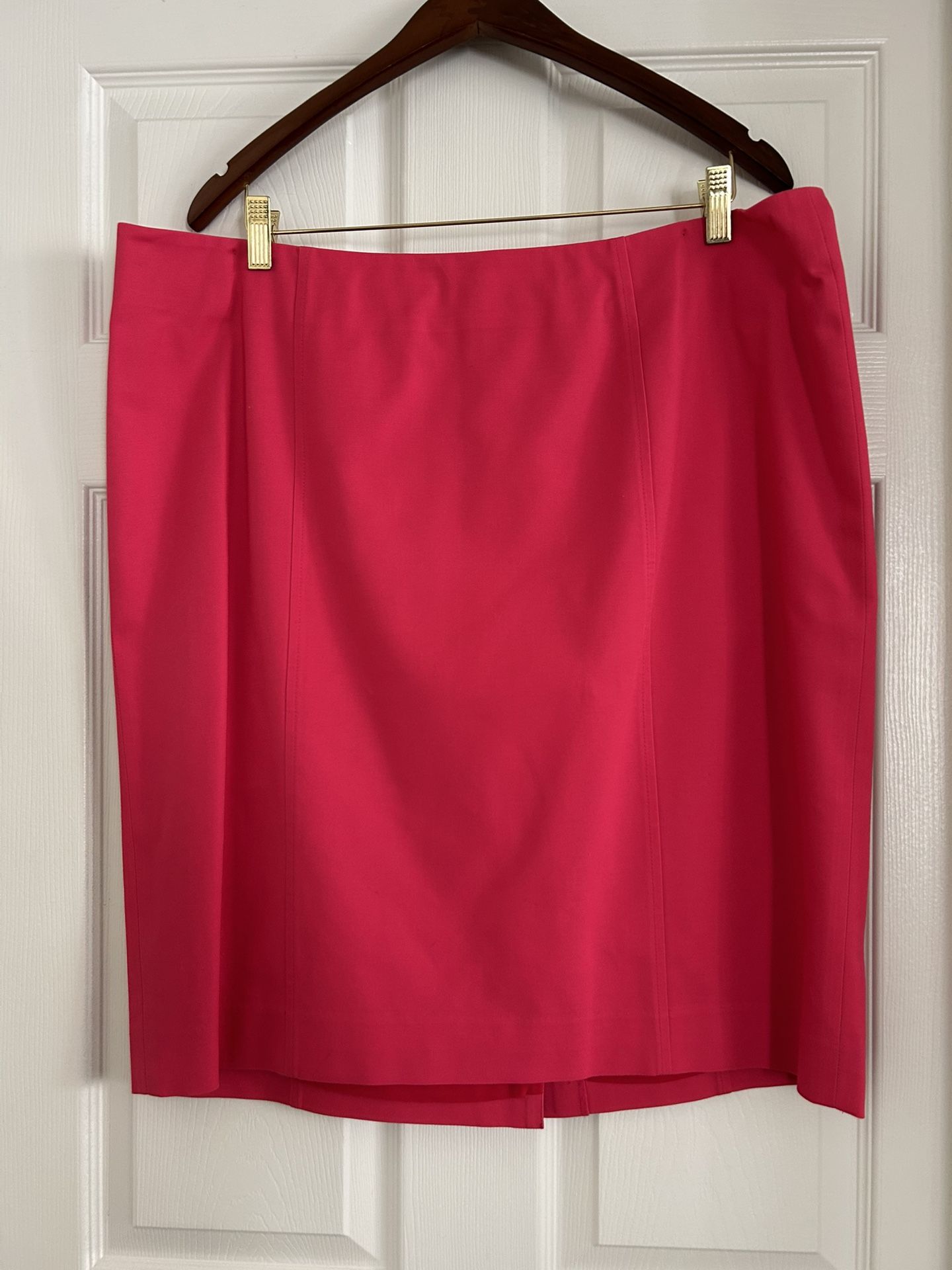 Nordstrom Women’s Hot Pink Knee Length Straight Skirt